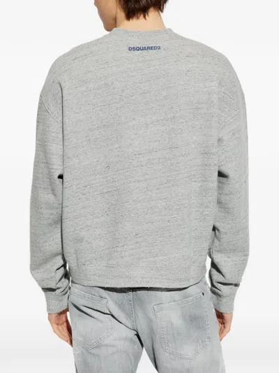 Dsquared2 Long-sleeved Sweatshirt In Gray