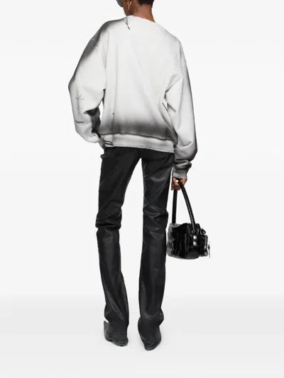 Acne Studios Graphic-print Sweatshirt In Multi