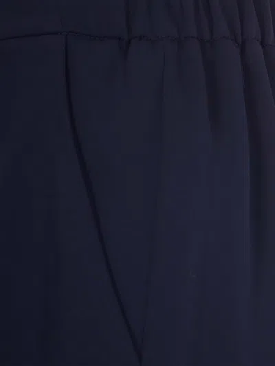 P.a.r.o.s.h Midnight Blue Technical Bermuda Shorts In Blue