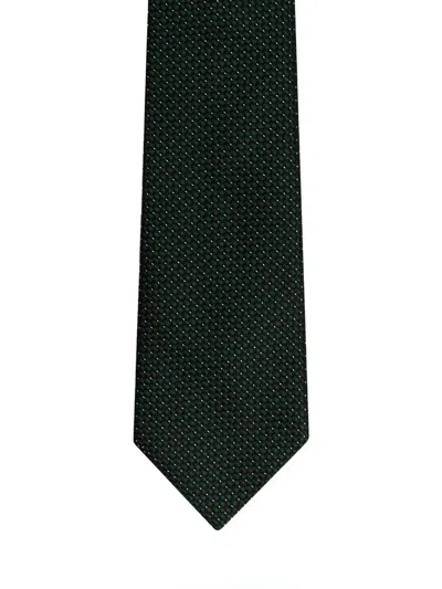 Fursac Silk Tie In Black