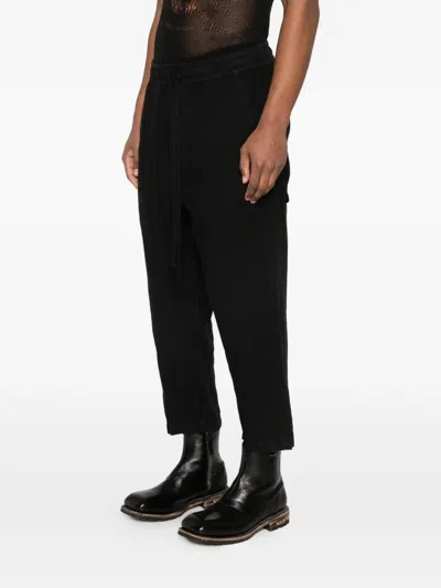 Thom Krom Drawstring Trousers In Blue