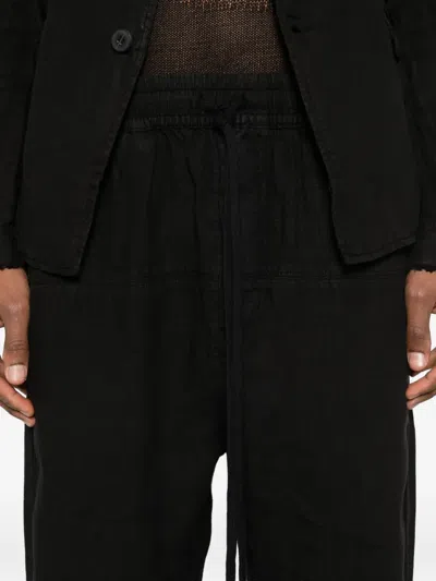 Thom Krom Drawstring Trousers In Blue