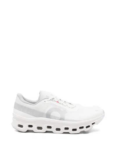 On Fabric Low-top Sneakers In White