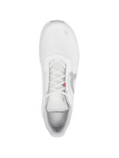 On Fabric Low-top Sneakers In White