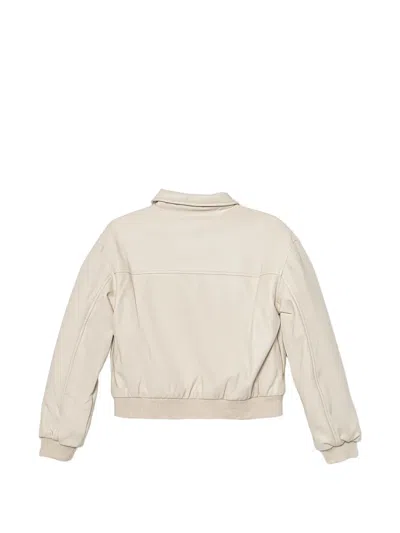 Guess Zipped Collar Jacket In Multi