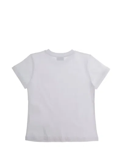Moschino Bear Appliqué T-shirt In White