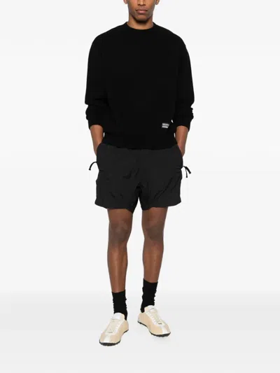 Thom Krom Drawstring Shorts In Black