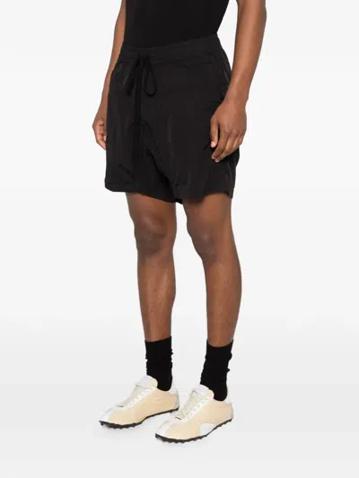 Thom Krom Drawstring Shorts In Black