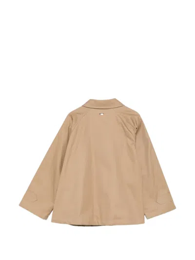 Herno Side-pocket Jacket In Neutral
