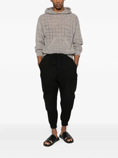 Thom Krom Cargo-pocket Trousers In Black