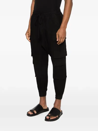 Thom Krom Cargo-pocket Trousers In Black