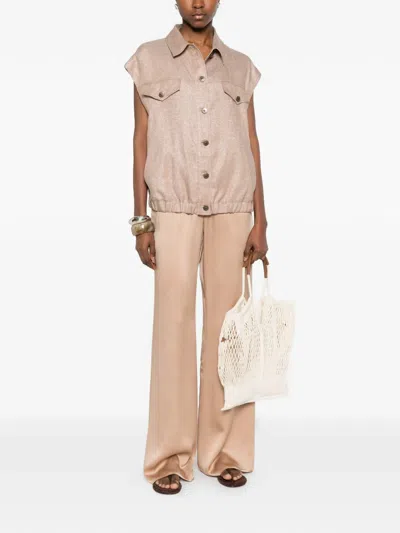 Panicale Pocket Button Jacket In Pink