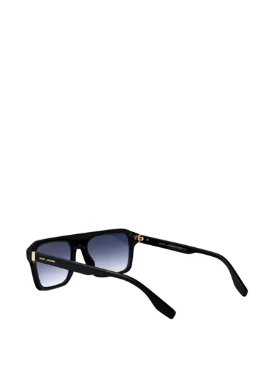 Marc Jacobs Marc Rectangle-frame Sunglasses In Blue