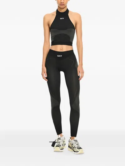 Off-white Racing Seamless Tank Top In Black