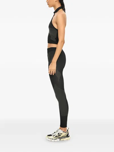 Off-white Performance-driven Active Leggings Xs/s In Black