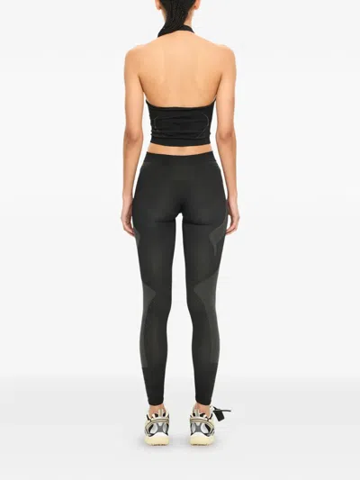 Off-white Performance-driven Active Leggings Xs/s In Black