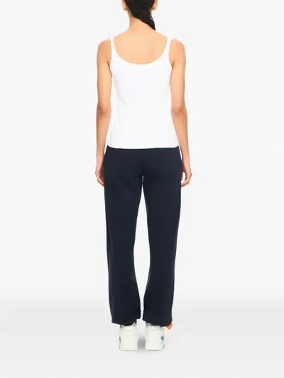 Off-white Royal Patch Cuffed Joggers In Blue