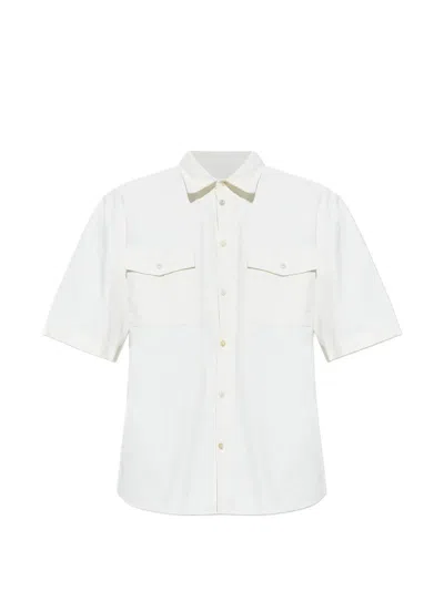 Dsquared2 Short Sleeved Buttoned Shirt In White