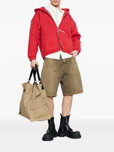 Dsquared2 Short Sleeved Buttoned Shirt In White