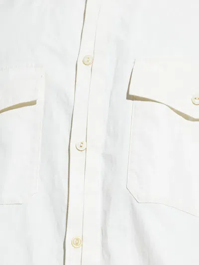 Dsquared2 Short Sleeved Buttoned Shirt In White