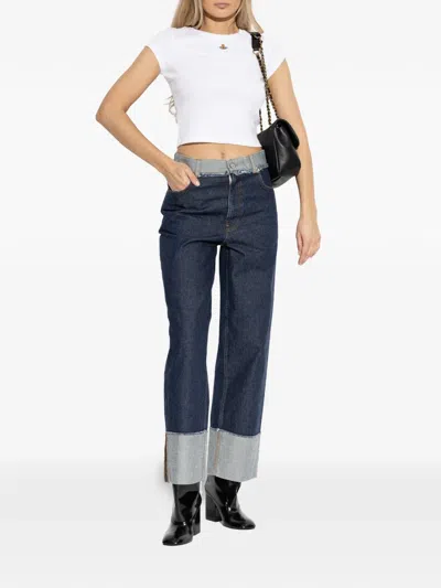 Vivienne Westwood Baby Peru T-shirt Rib Jersey Orchid S Women In White