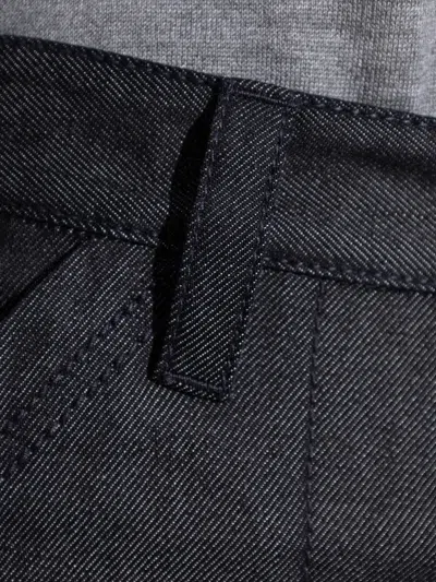 Jil Sander Logo-patch Jeans In Blue