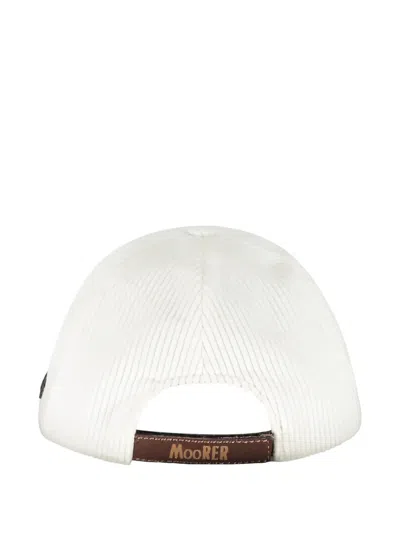 Moorer Baseball Cap In White