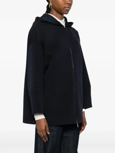 Max Mara Long-sleeved Sweatshirt In Black