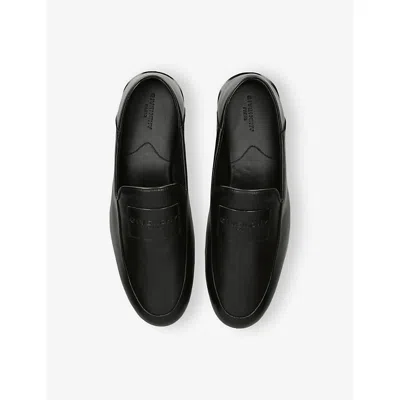 Givenchy Lamb Leather Loafers In Black