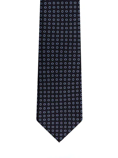 Fursac Silk Tie In Black