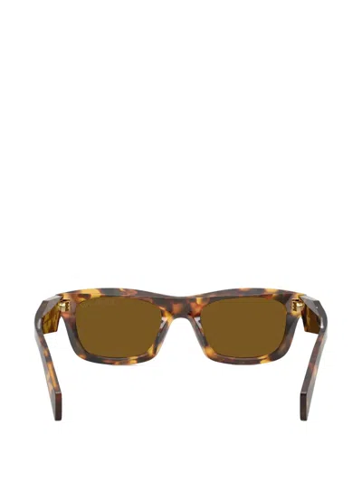 Prada D-frame Lens Sunglasses In Brown