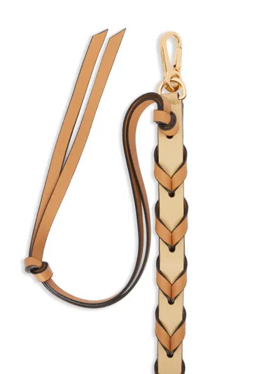 Loewe Plaited Strap Belt In Brown