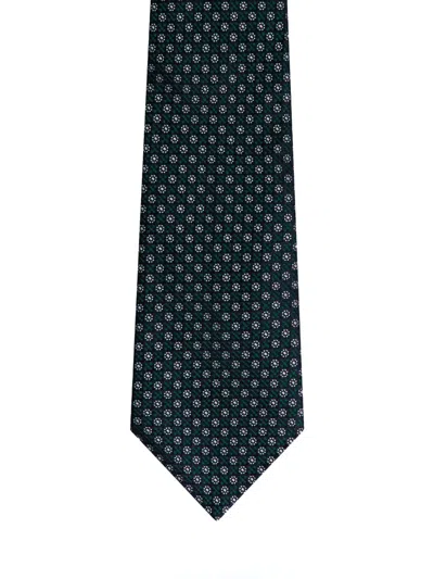 Fursac Silk Tie In Blue