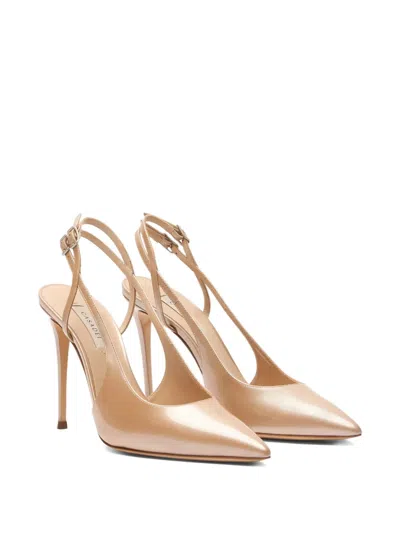 Casadei Julia Samurai Strap Pointed Pumps In Multi