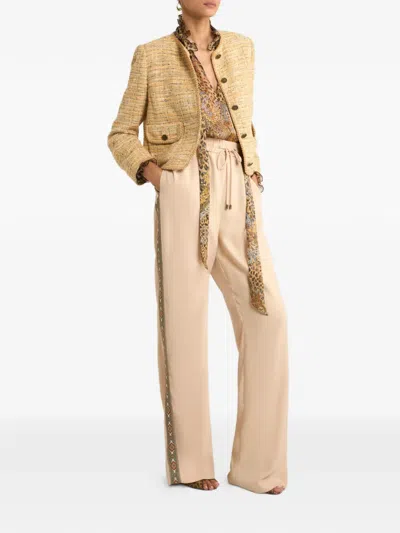 Etro ドローストリング ワイドパンツ In Pink