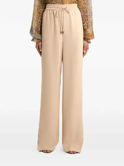 Etro ドローストリング ワイドパンツ In Pink