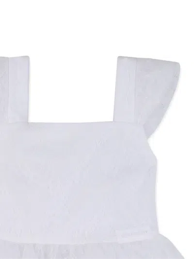 Givenchy Lace Square-neck Top In White