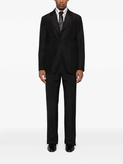 Tom Ford Single-breasted Blazer In Black