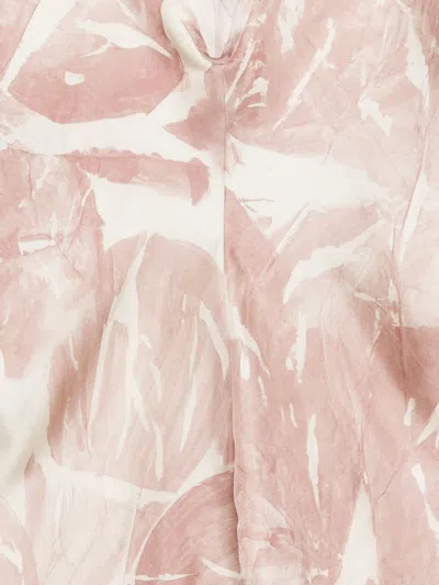 Alysi Printed Silk Blouse In Multi