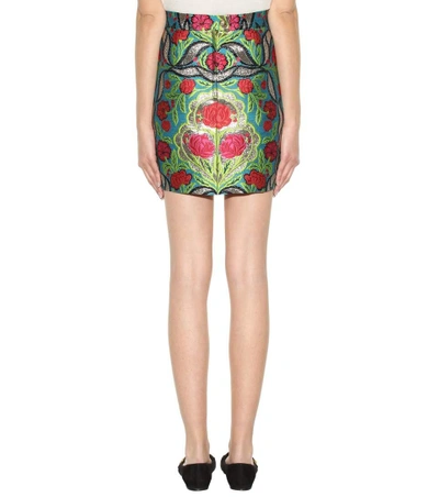 Shop Gucci Brocade Skirt