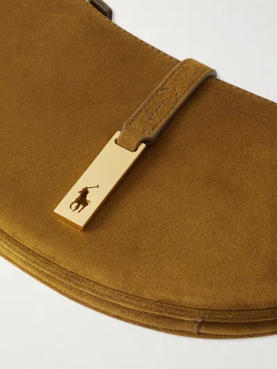 Polo Ralph Lauren Polo Pony Shoulder Bag In Brown | ModeSens