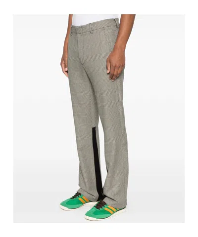 Gallery Dept. Check Panel Trousers In Gray