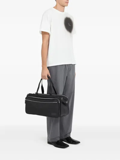 Mm6 Maison Margiela White T-shirt With Spray Print In White