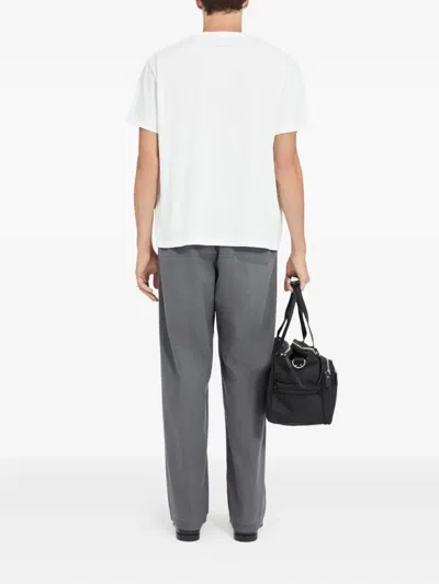 Mm6 Maison Margiela White T-shirt With Spray Print In White