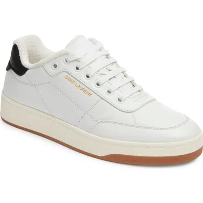 Saint Laurent Sl61 Smooth Leather Sneakers In Multi