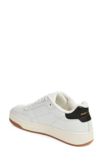 Saint Laurent Sl61 Smooth Leather Sneakers In Multi