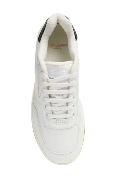 Saint Laurent Sl61 Smooth Leather Sneakers In Multi