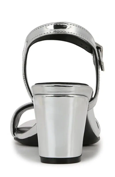 Naturalizer Bristol Ankle Strap Sandal In Silver