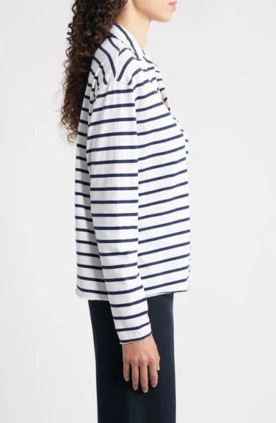 Frank & Eileen Patrick Popover Henley In Blue