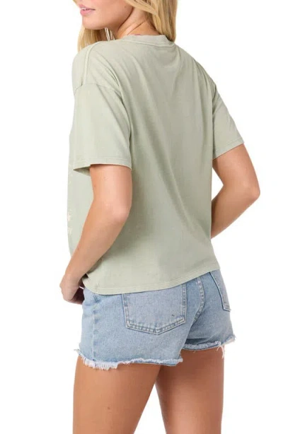 O'neill Twinning Cotton Graphic T-shirt In Green